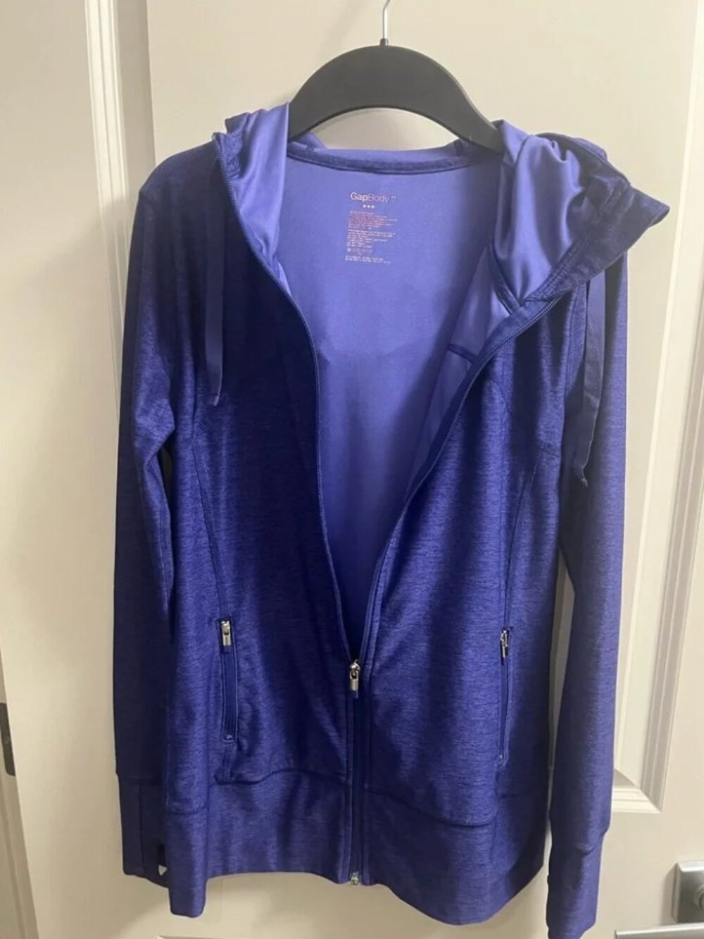 Women's Gap Body purple Zip-Up Hoodie in size XS